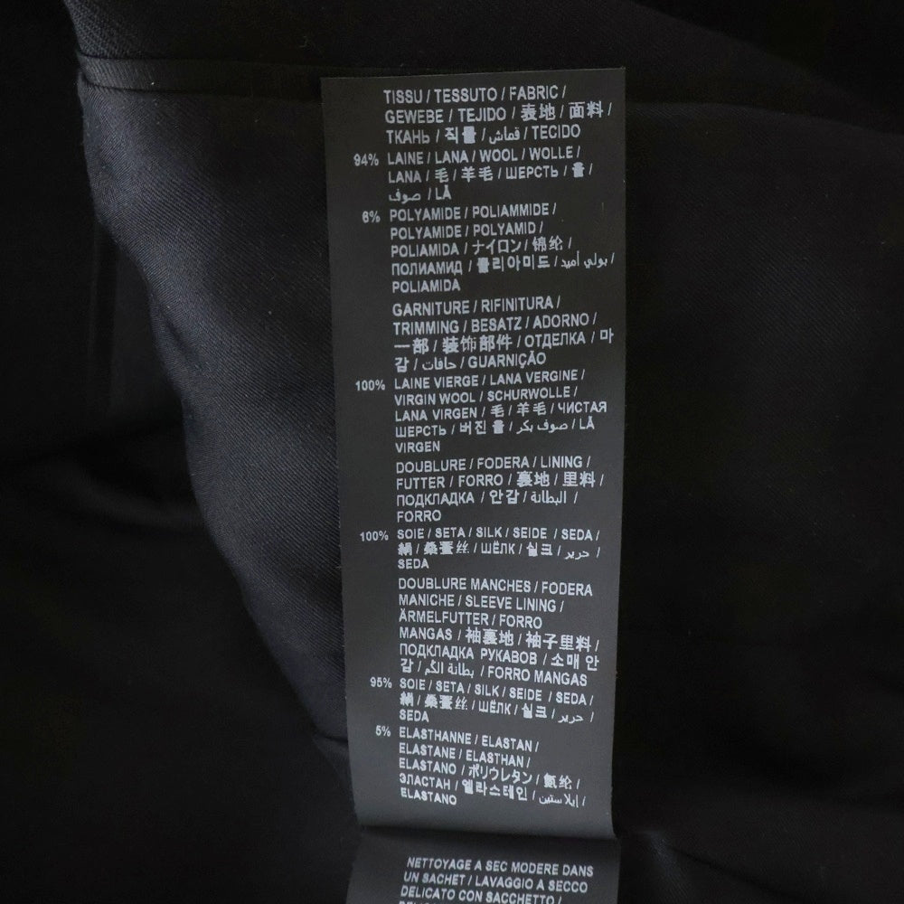 SAINT LAURENT PARIS(サンローランパリ) ツイード ノーカラージャケット レディース レッド/ブラック 672980 Y3C73