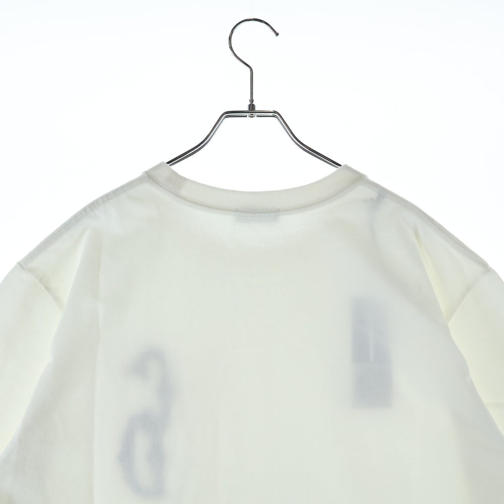 DIOR(ディオール) 23AW CD ロゴ刺繍 クルーネック 半袖Tシャツ カットソー ホワイト 343J637A0554