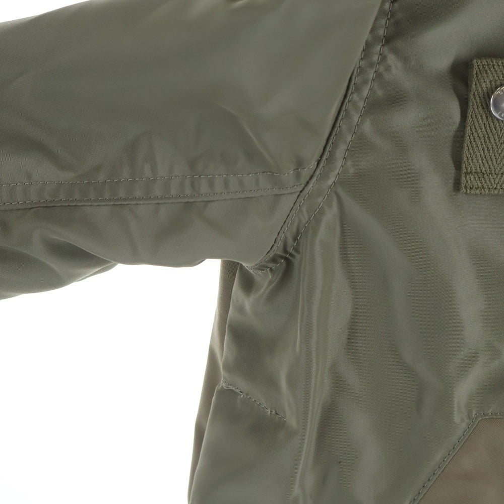 Sacai(サカイ) Nylon Twill x Grosgrain Blouson ナイロンツイル ジャケット ブルゾン カーキ 25-03718M