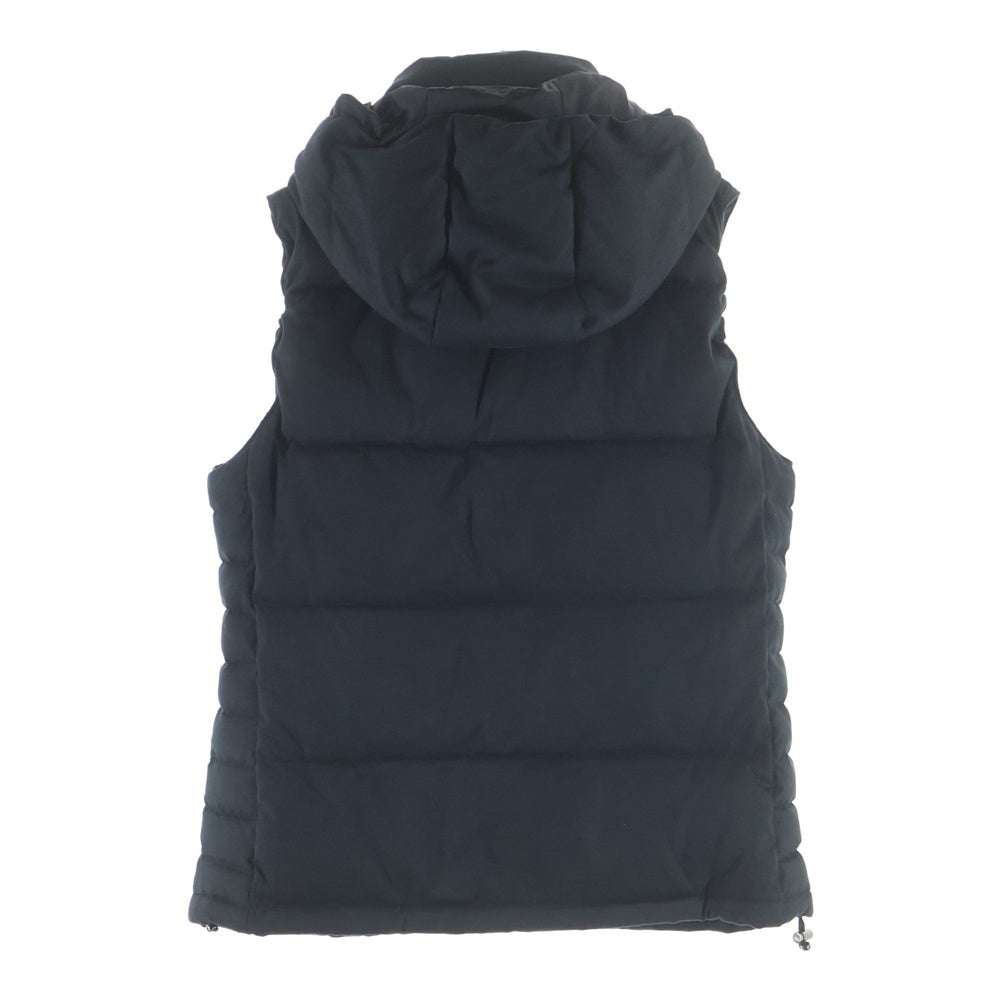 JUN HASHIMOTO SPORTS(ジュンハシモトスポーツ) B06 LAYER DOWN VEST レイヤード フーデッド ダウンベスト ブラック 1042120006