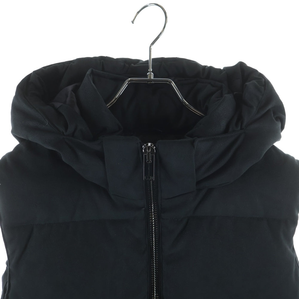 JUN HASHIMOTO SPORTS(ジュンハシモトスポーツ) B06 LAYER DOWN VEST レイヤード フーデッド ダウンベスト ブラック 1042120006