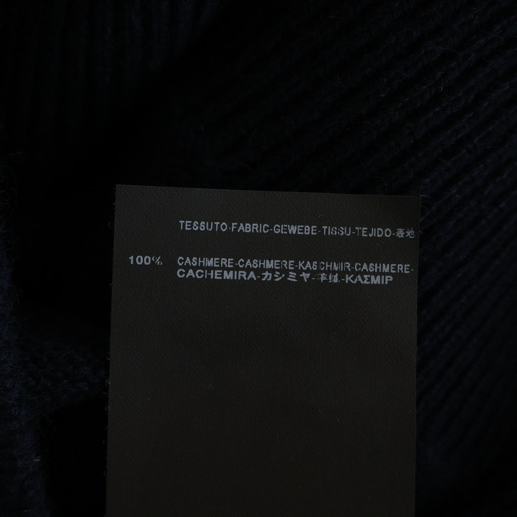 SAINT LAURENT PARIS(サンローランパリ) 14AW カシミヤ クルーネック ニット セーター ネイビー 353838 Y1YC1
