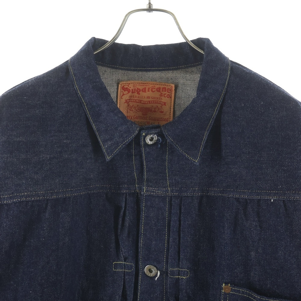 SUGAR CANE(シュガーケーン) SUPER DENIM 14oz. BLUE DENIM BLOUSE 大戦モデル デニムジャケット インディゴ S1945E