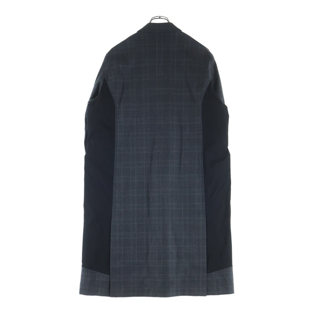 LARDINI(ラルディーニ) グレンチェック ウール チェスターコート グレー JSJ06