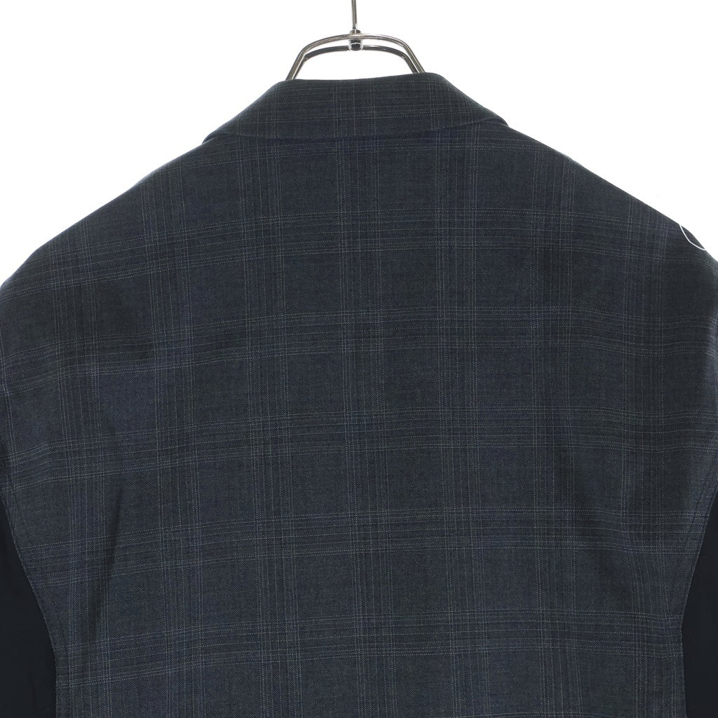 LARDINI(ラルディーニ) グレンチェック ウール チェスターコート グレー JSJ06