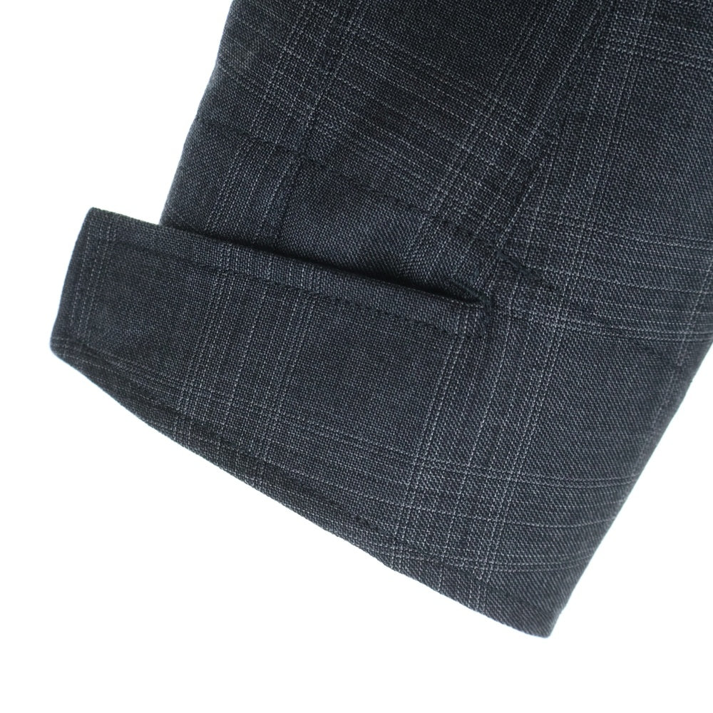 LARDINI(ラルディーニ) グレンチェック ウール チェスターコート グレー JSJ06