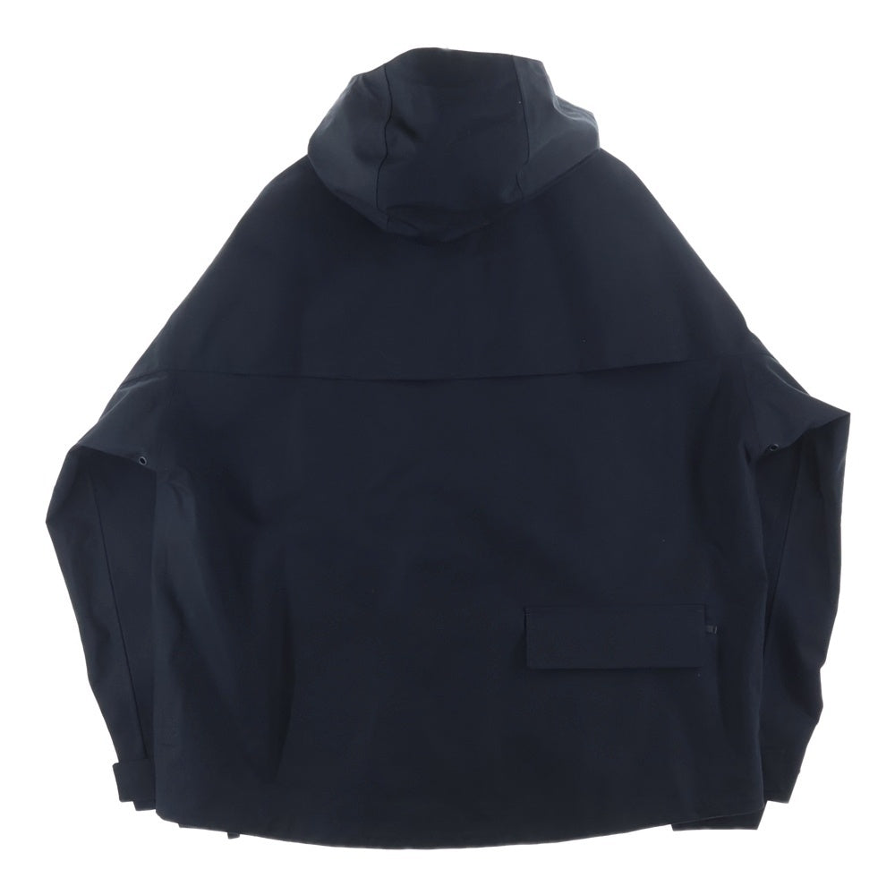 LEMAIRE(ルメール) 24AW Soft Technical Parka ソフト テクニカル パーカー ゴム引き ショートコート ジャケット ブラック OW1095 LF1294