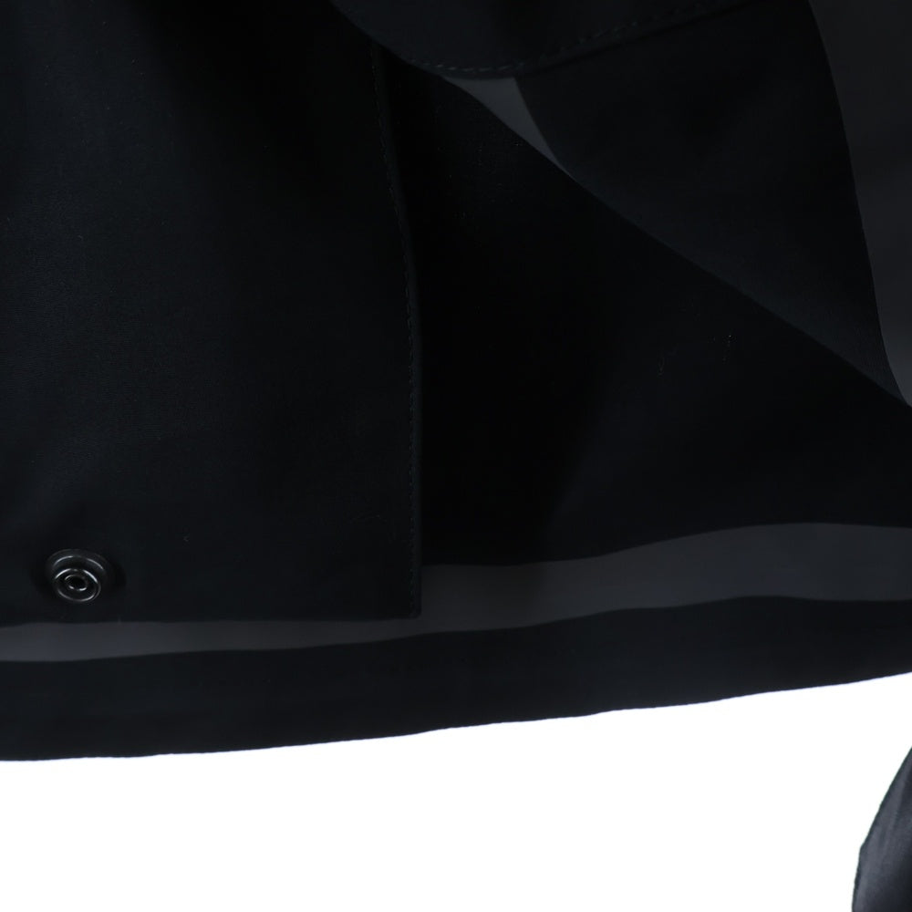 LEMAIRE(ルメール) 24AW Soft Technical Parka ソフト テクニカル パーカー ゴム引き ショートコート ジャケット ブラック OW1095 LF1294