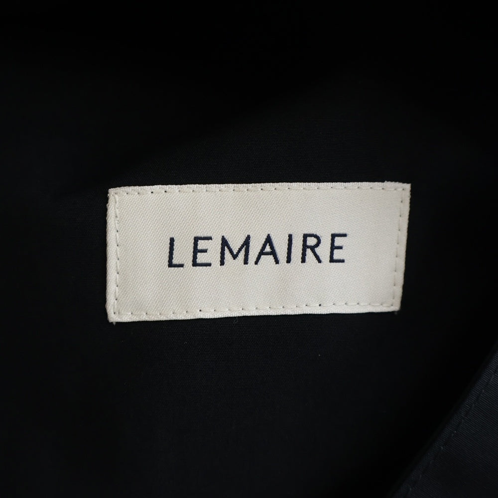 LEMAIRE(ルメール) 24AW Soft Technical Parka ソフト テクニカル パーカー ゴム引き ショートコート ジャケット ブラック OW1095 LF1294