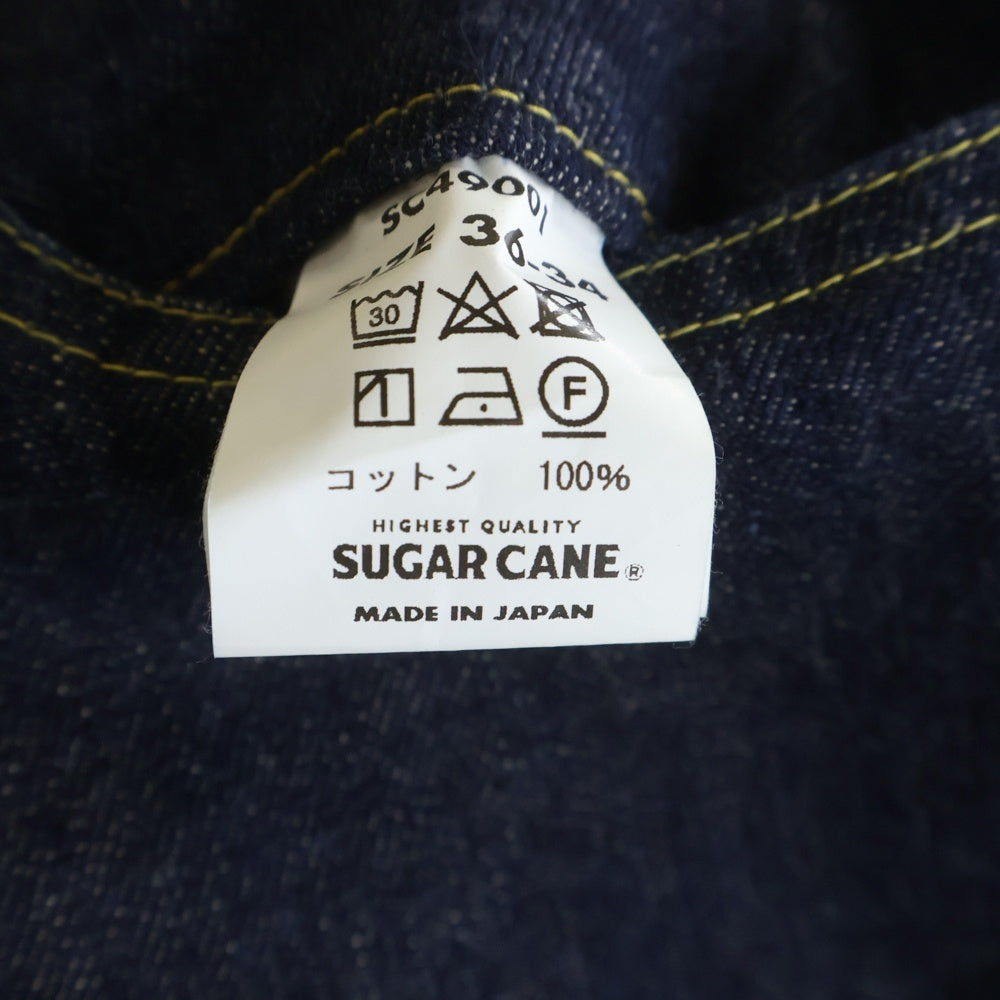 SUGAR CANE(シュガーケーン) SUPER DENIM 14oz. BLUE DENIM WAIST OVERALLS デニムパンツ インディゴ SC49001