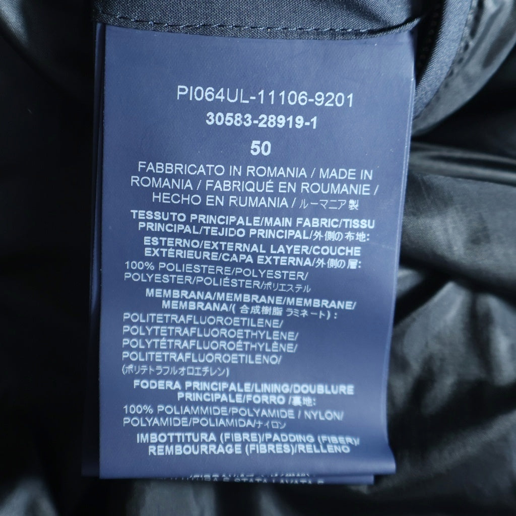 HERNO(ヘルノ) Laminar ラミナー フード ライナー付き ダウンコート ジャケット ネイビー PI064UL-11106-9201