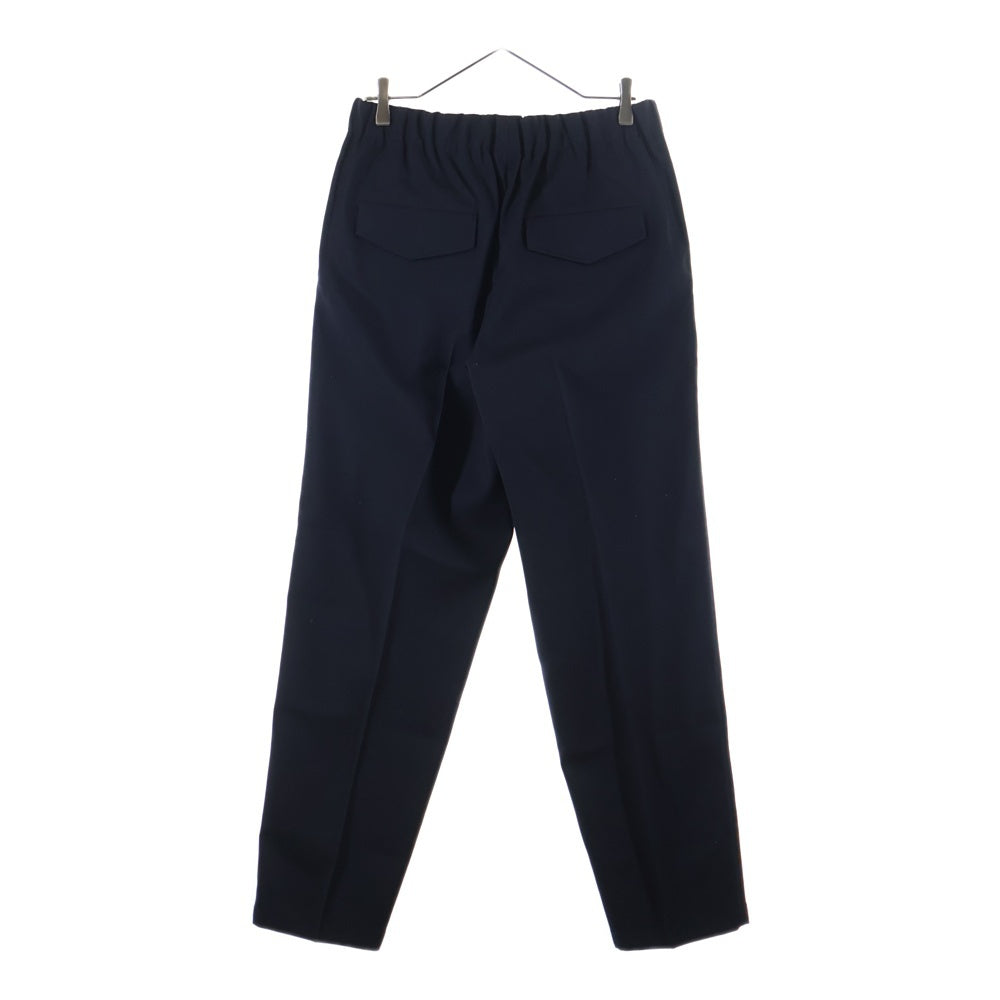 JIL SANDER(ジルサンダー) 24SS ウール ギャバジン テーパード トラウザーズ スラックス ミニマルイージーパンツ ブラック J23KA0005 J40117