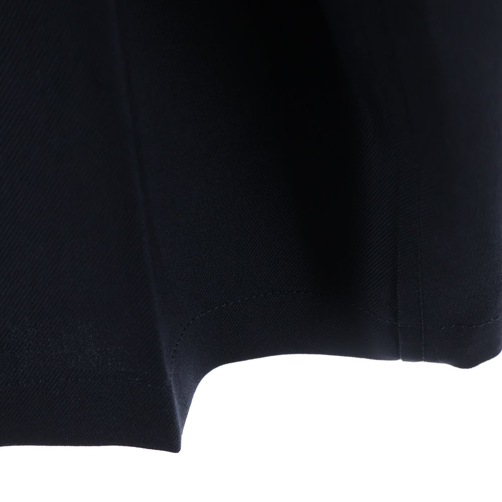 JIL SANDER(ジルサンダー) 24SS ウール ギャバジン テーパード トラウザーズ スラックス ミニマルイージーパンツ ブラック J23KA0005 J40117