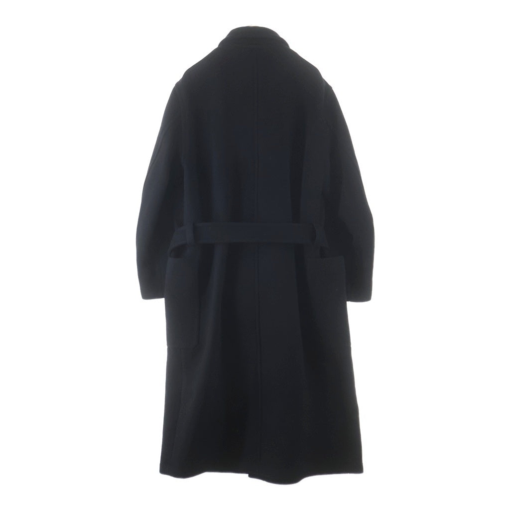 LEMAIRE(ルメール) 23AW WRAP COAT ラップコート ウールロングコート ブラック CO1037 LF1116