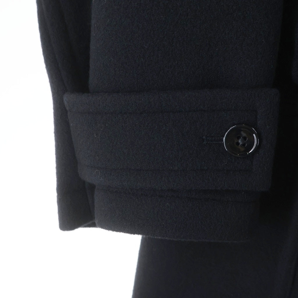 LEMAIRE(ルメール) 23AW WRAP COAT ラップコート ウールロングコート ブラック CO1037 LF1116