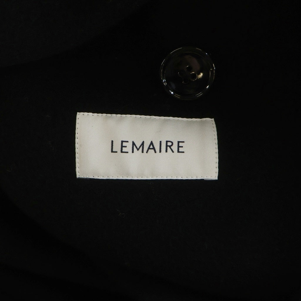 LEMAIRE(ルメール) 23AW WRAP COAT ラップコート ウールロングコート ブラック CO1037 LF1116