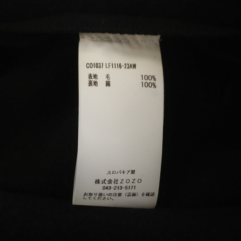 LEMAIRE(ルメール) 23AW WRAP COAT ラップコート ウールロングコート ブラック CO1037 LF1116