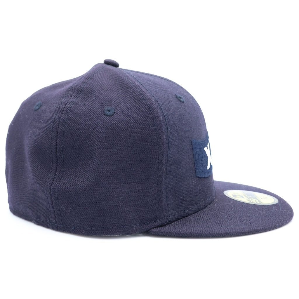 GOD SELECTION XXX(ゴッドセレクショントリプルエックス) ×NEWERA 59FIFTY ニューエラ ベースボールキャップ 帽子 ネイビー