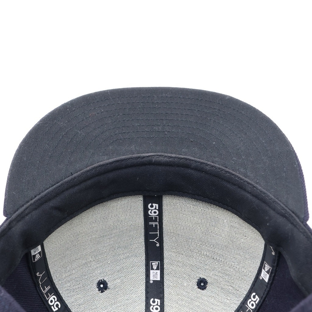GOD SELECTION XXX(ゴッドセレクショントリプルエックス) ×NEWERA 59FIFTY ニューエラ ベースボールキャップ 帽子 ネイビー