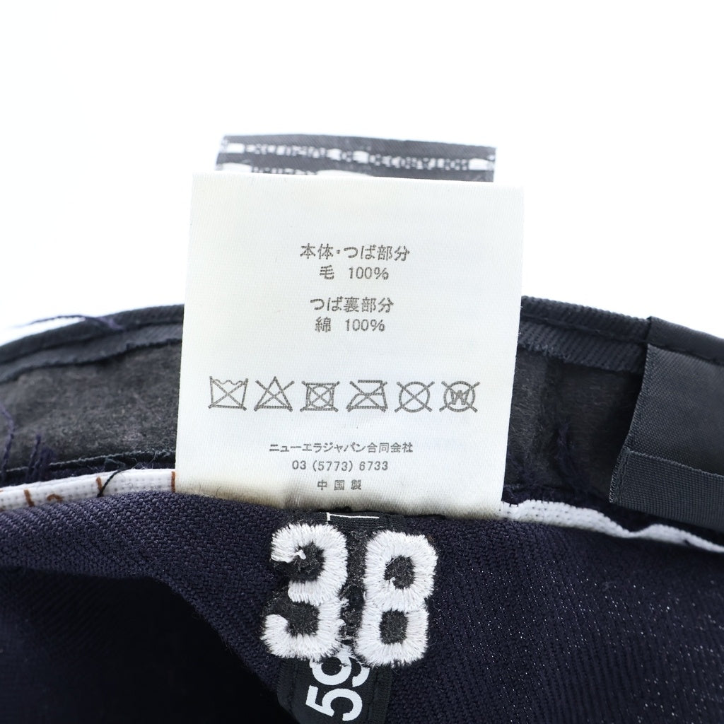 GOD SELECTION XXX(ゴッドセレクショントリプルエックス) ×NEWERA 59FIFTY ニューエラ ベースボールキャップ 帽子 ネイビー