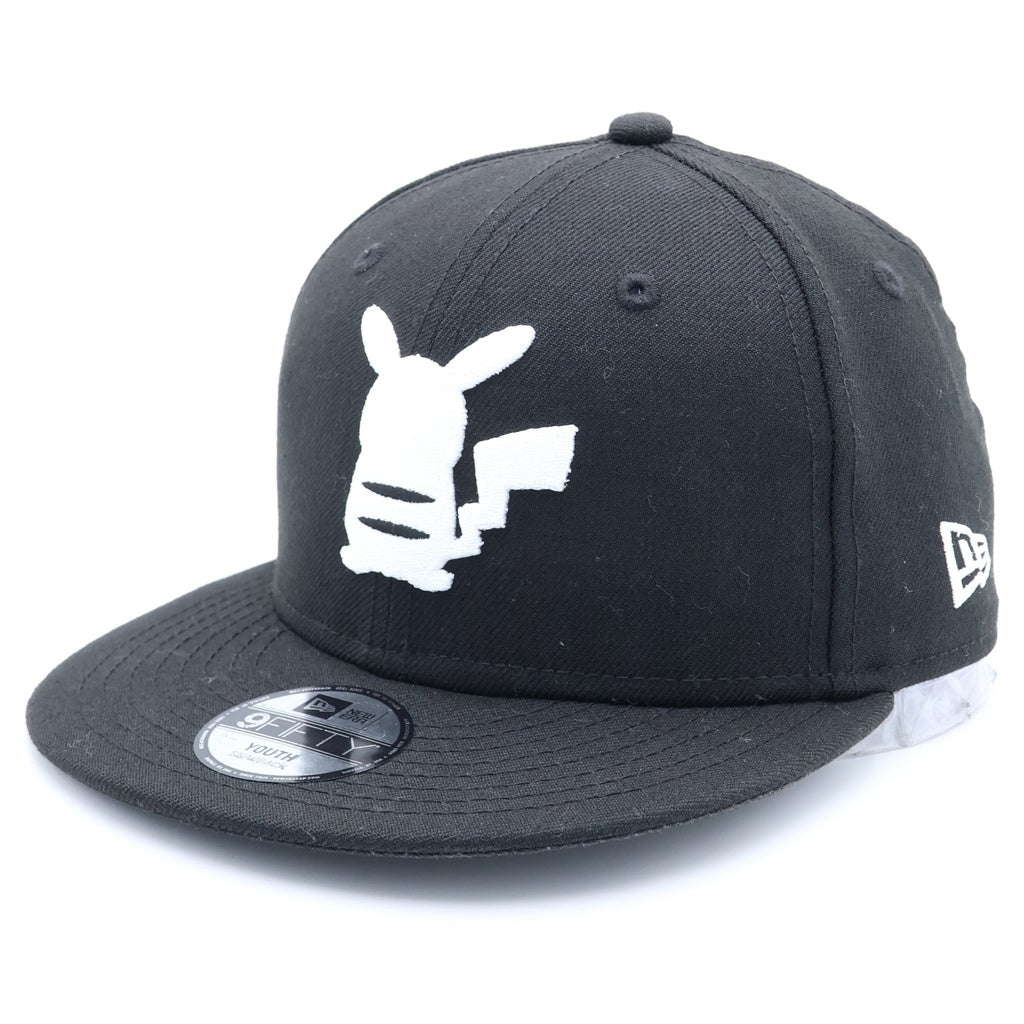 NEW ERA(ニューエラ) ×ポケットモンスター ピカチュウ スナップバック ベースボールキャップ 帽子 キッズ ブラック