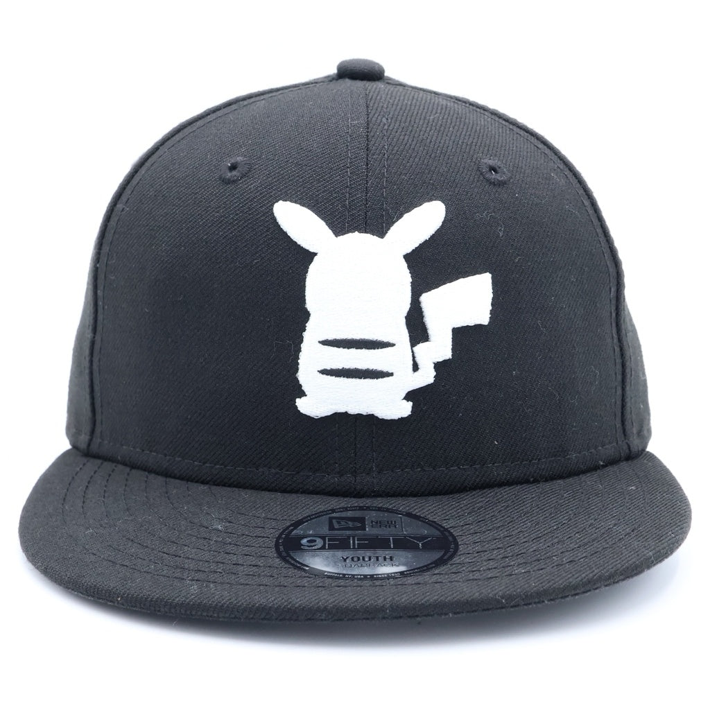 NEW ERA(ニューエラ) ×ポケットモンスター ピカチュウ スナップバック ベースボールキャップ 帽子 キッズ ブラック