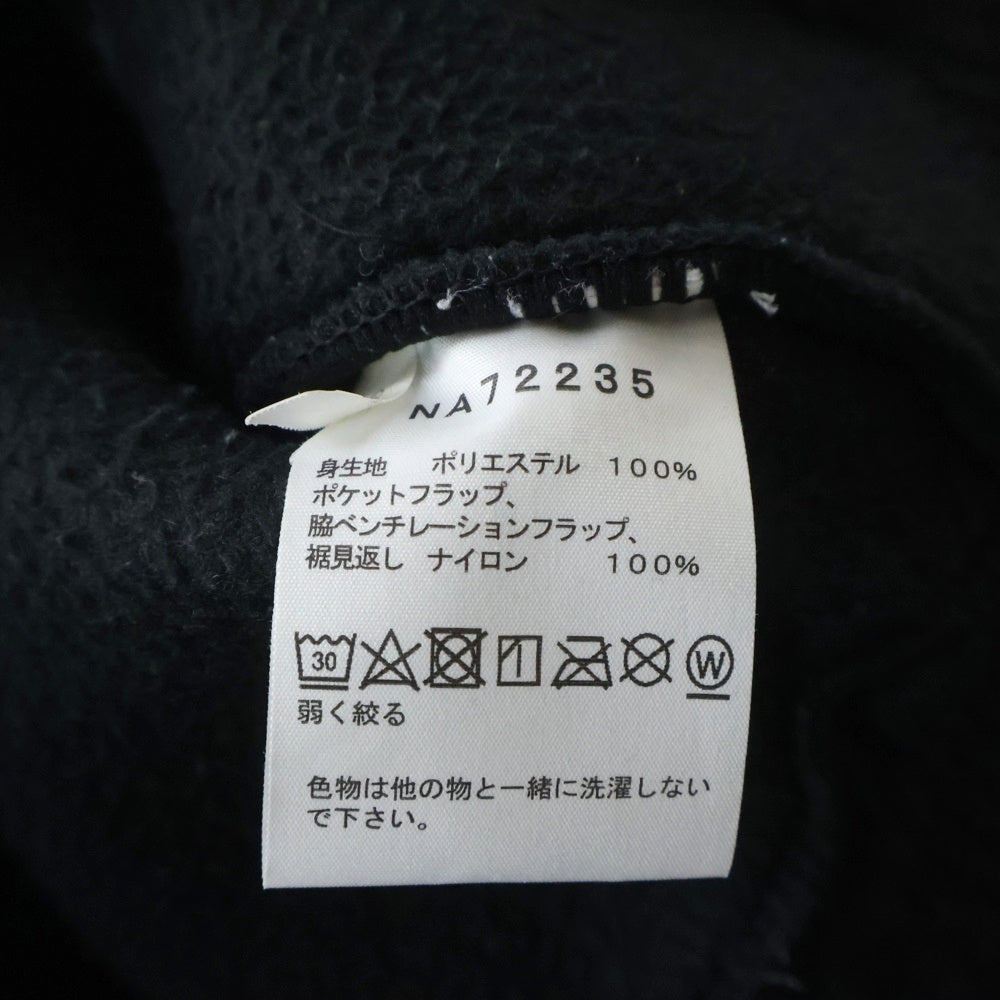 THE NORTH FACE(ザノースフェイス) TRANCE ANTERCTICA FLEECE JACKET トランスアンタークティカ ラバーワッペン付 ロゴ刺繍 フリース ジャケット ブルゾン ブラック NA72235