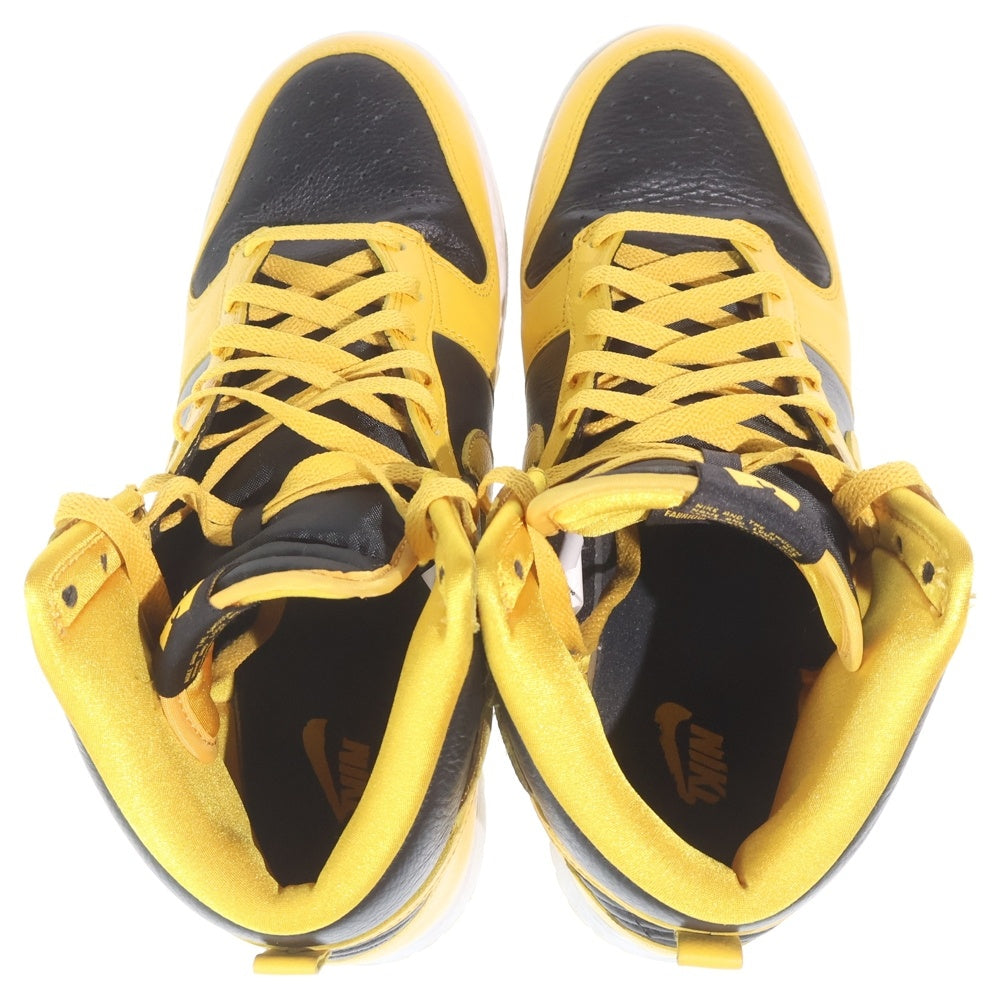 NIKE(ナイキ) DUNK HI RETRO PRM WU-TANG CLAN HJ4320-001 ダンク ハイ レトロ ウータンクラン ハイカットスニーカー イエロー/ブラック US10.5/28.5cm