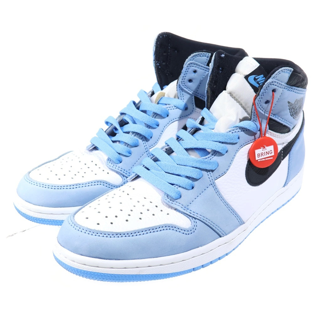 NIKE(ナイキ) AIR JORDAN 1 RETRO HIGH OG UNIVERSITY BLUE 555088-134 エアジョーダン1 ユニバーシティブルー ハイカットスニーカー ブルー/ホワイト US10.5/28.5cm