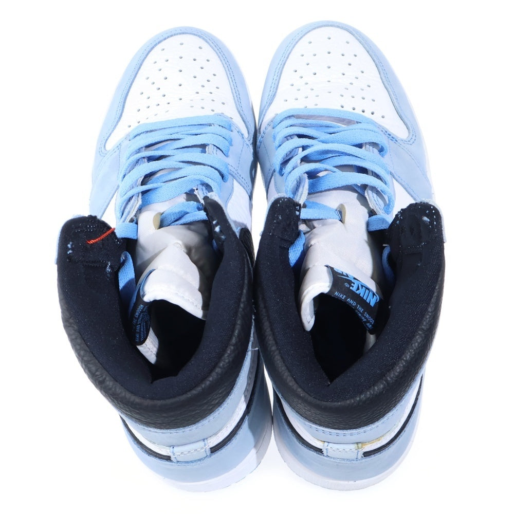 NIKE(ナイキ) AIR JORDAN 1 RETRO HIGH OG UNIVERSITY BLUE 555088-134 エアジョーダン1 ユニバーシティブルー ハイカットスニーカー ブルー/ホワイト US10.5/28.5cm