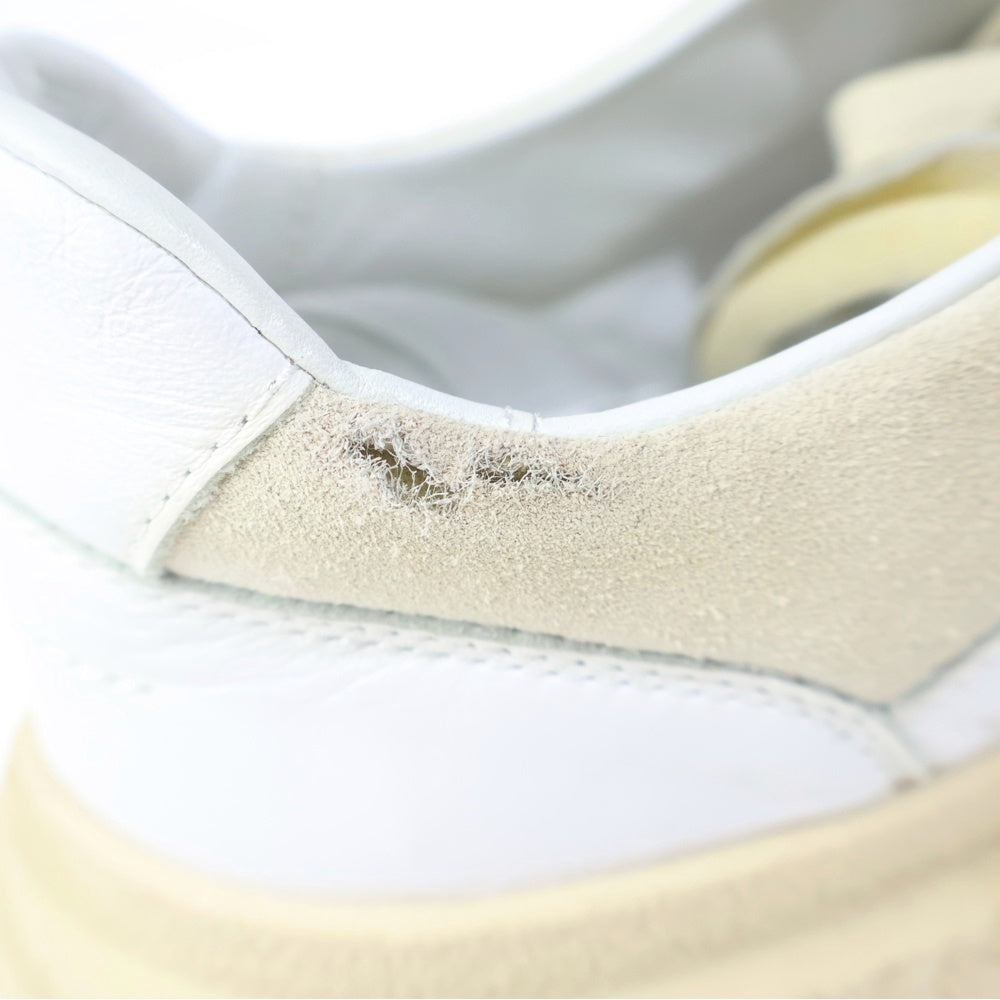 MM6 Maison Margiela(エムエムシックスメゾンマルジェラ) プラットフォーム 厚底 レザー ローカットスニーカー ホワイト レディース