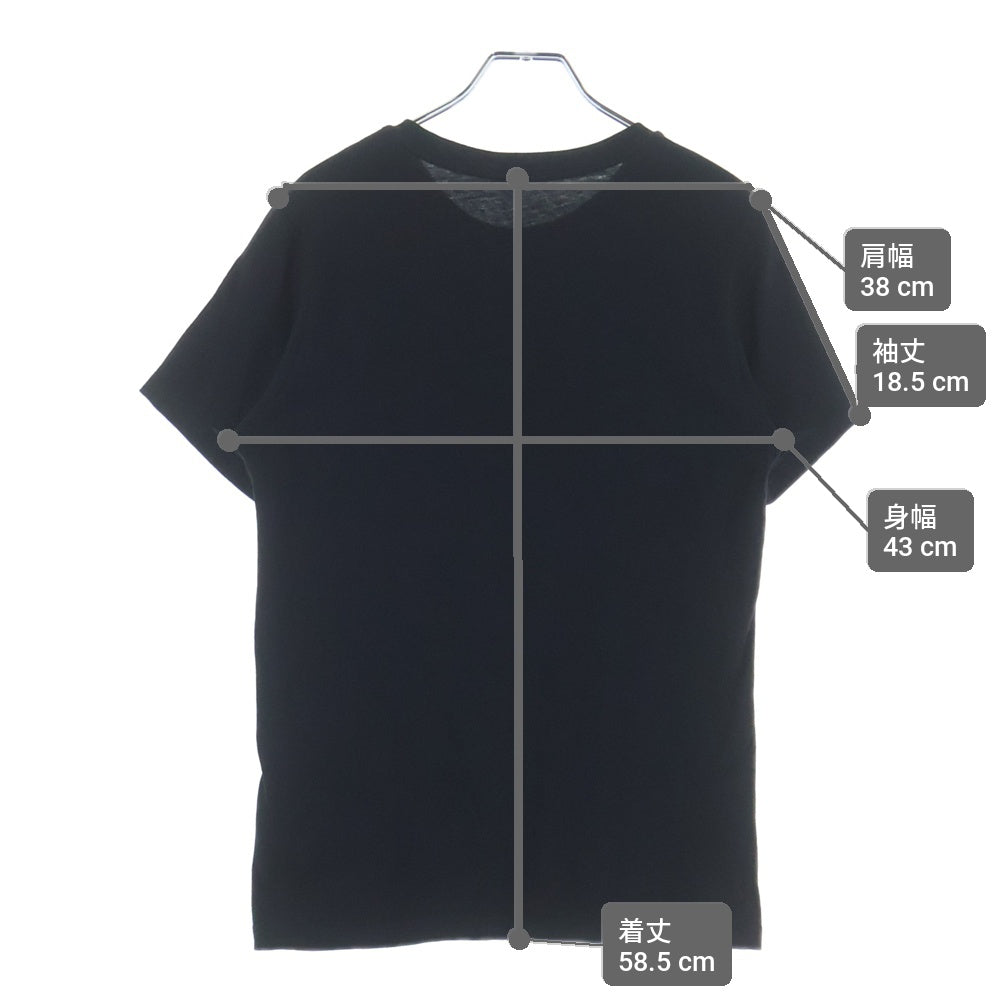 MONCLER(モンクレール) 21SS フロントロゴ クルーネック 半袖Tシャツ カットソー ブラック G10938C71510