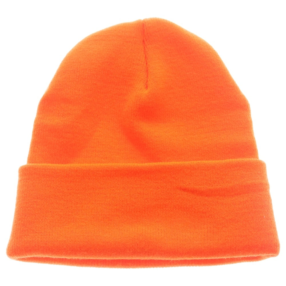 CHROME HEARTS(クロムハーツ) WATCH CAP ワッチキャップ ロゴ刺繍ビーニー オレンジ