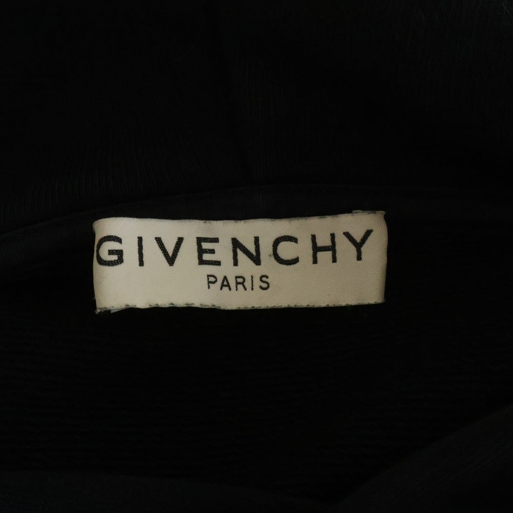 GIVENCHY(ジバンシィ) メタリックロゴ スウェットパーカー ブラック BMJ06R30AF
