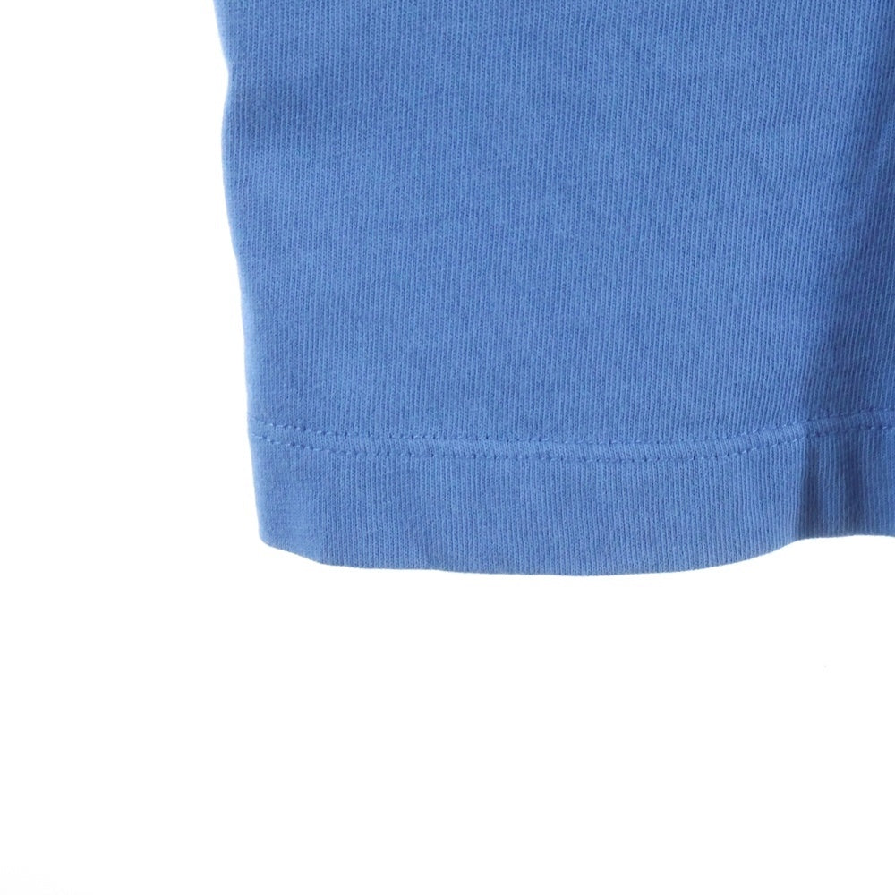 MONCLER(モンクレール) 22SS フロントロゴ パッチ クルーネック 半袖Tシャツ カットソー ブルー H20918C00025