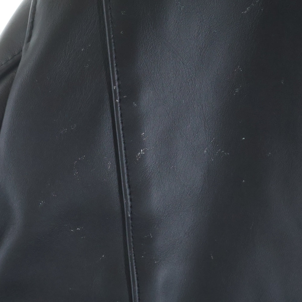 Lewis Leathers(ルイスレザー) CYCLONE TIGHT FIT REAL HIDE サイクロン タイトフィット リアル ハイド ジップアップ ダブルライダース レザー ジャケット ブラック