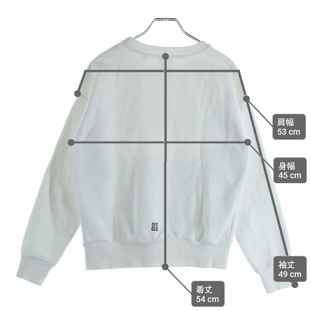 GIVENCHY(ジバンシィ) プリントロゴ スウェットクルーネックシャツ ホワイト キッズ H30421