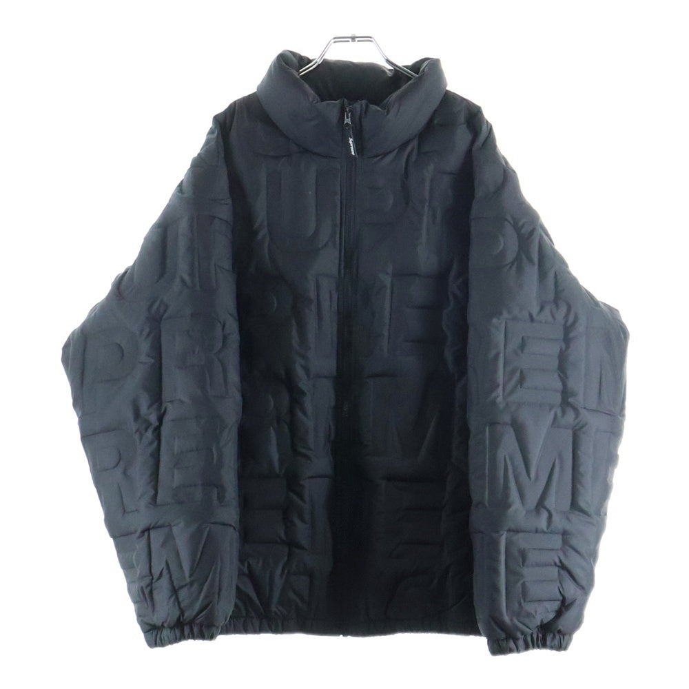 SUPREME(シュプリーム) 19SS Bonded Logo Puffy Jacket ボンデッド ロゴ パフィー ジャケット ブラック