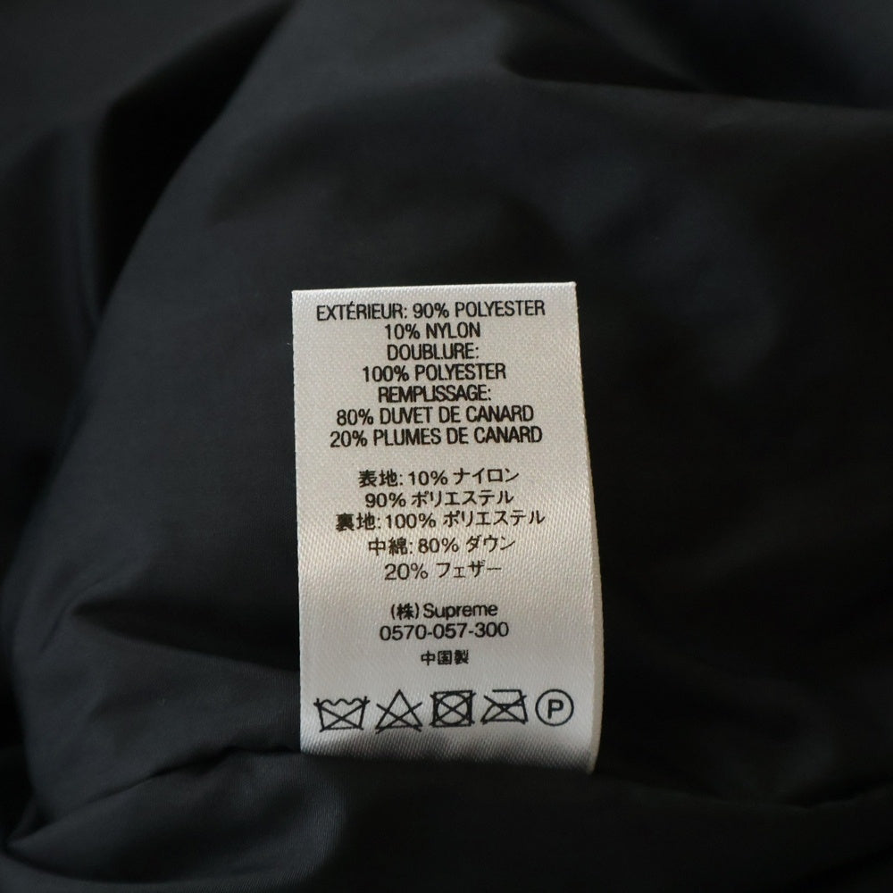 SUPREME(シュプリーム) 19SS Bonded Logo Puffy Jacket ボンデッド ロゴ パフィー ジャケット ブラック