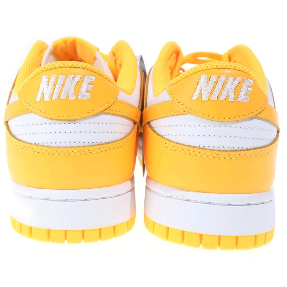 NIKE(ナイキ) WMNS DUNK LOW LASER ORANGE ダンク レーサーオレンジ ローカットスニーカー ホワイト/オレンジ US11.5/28.5cm DD1503-800
