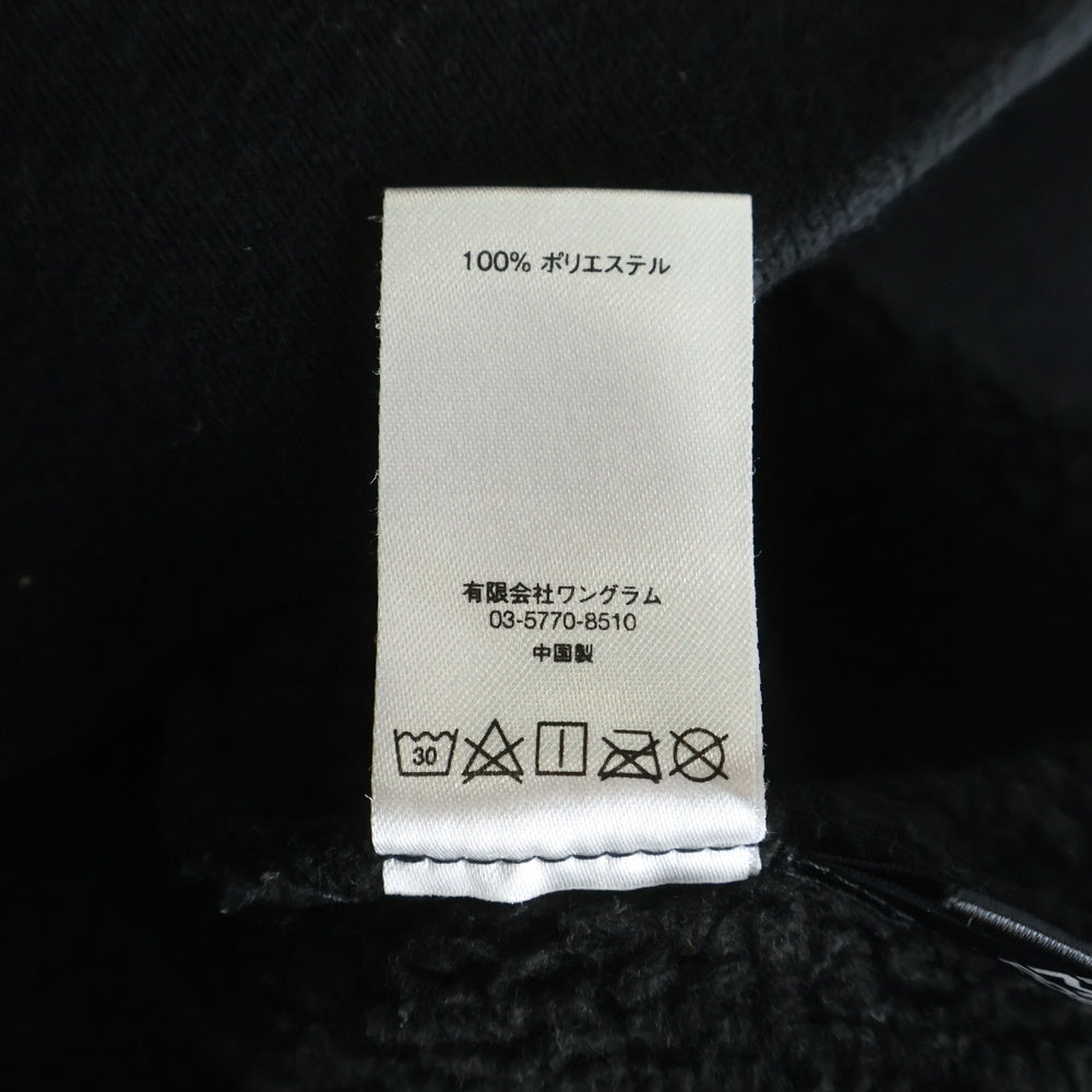 SUPREME(シュプリーム) 17AW Polartec Deep Pile Crewneck ロゴ刺繍 ポーラテック クルーネック フリース トレーナー ブラック