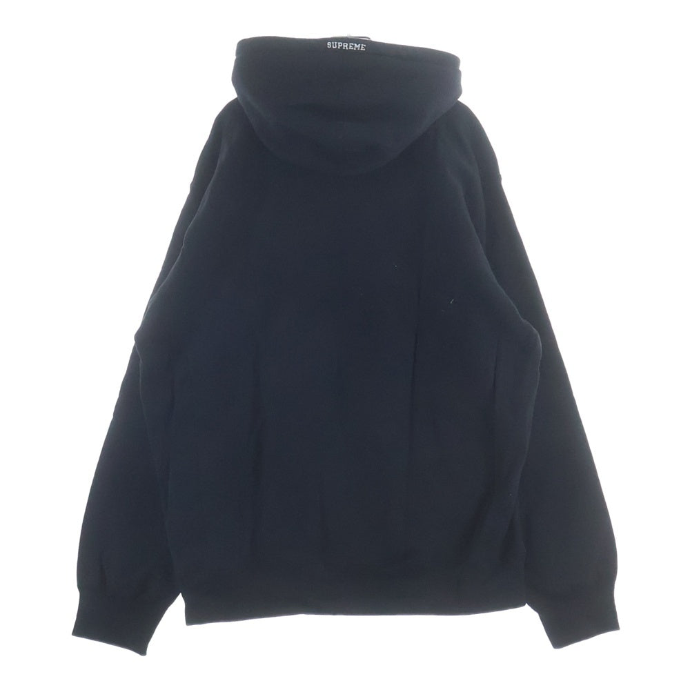 SUPREME(シュプリーム) 19AW S Logo Hooded Sweatshirt パイル Sロゴ プルオーバーパーカー スウェット フーディ ブラック/ピンク