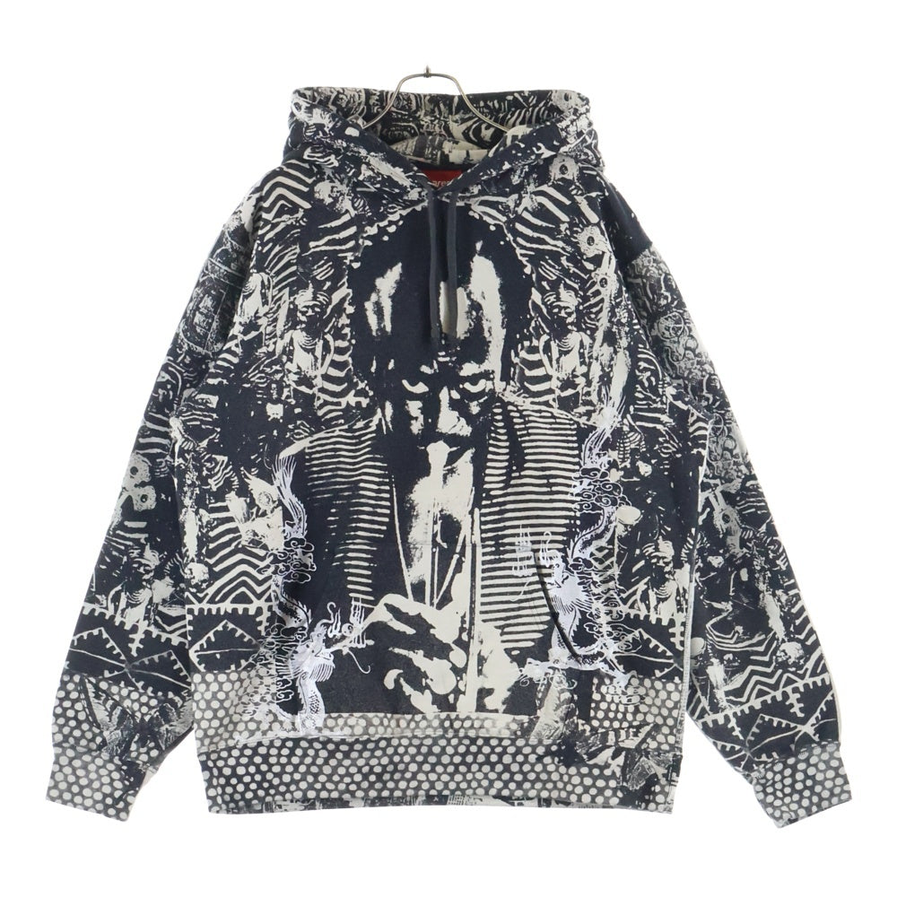 SUPREME(シュプリーム) 20SS Miles Davis Hooded Sweatshirt マイルス・デイビス スウェット プルオーバーパーカー ブラック/グレー