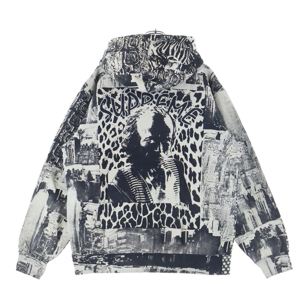 SUPREME(シュプリーム) 20SS Miles Davis Hooded Sweatshirt マイルス・デイビス スウェット プルオーバーパーカー ブラック/グレー