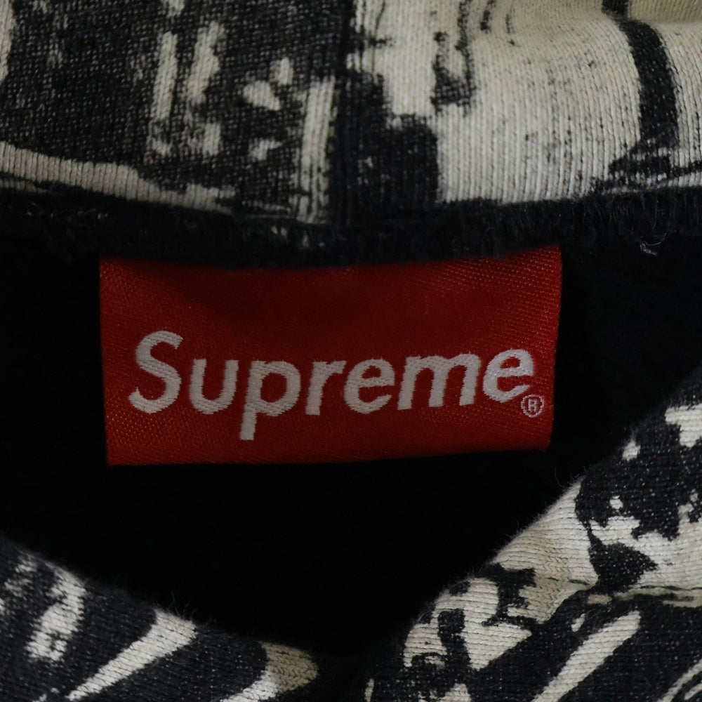 SUPREME(シュプリーム) 20SS Miles Davis Hooded Sweatshirt マイルス・デイビス スウェット プルオーバーパーカー ブラック/グレー