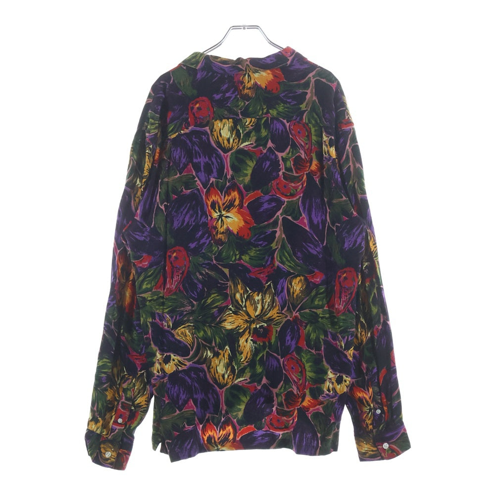 SUPREME(シュプリーム) 17AW Painted Floral Rayon Shirt フローラル レーヨン 長袖シャツ マルチ