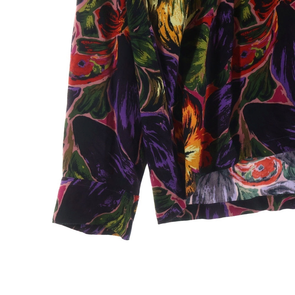 SUPREME(シュプリーム) 17AW Painted Floral Rayon Shirt フローラル