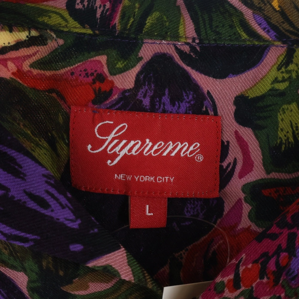 SUPREME(シュプリーム) 17AW Painted Floral Rayon Shirt フローラル