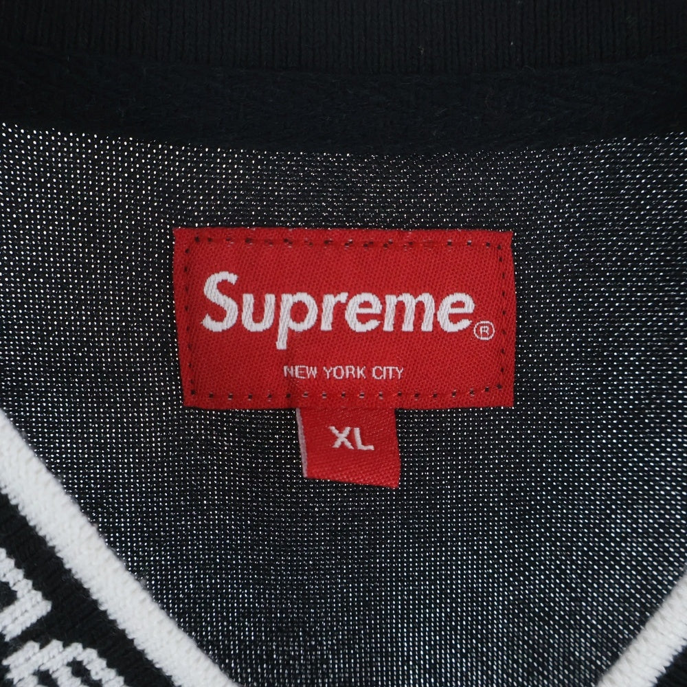 SUPREME(シュプリーム) 18AW Warm Up Hockey Jersey ホッケージャージ ゲーム長袖シャツ ブラック
