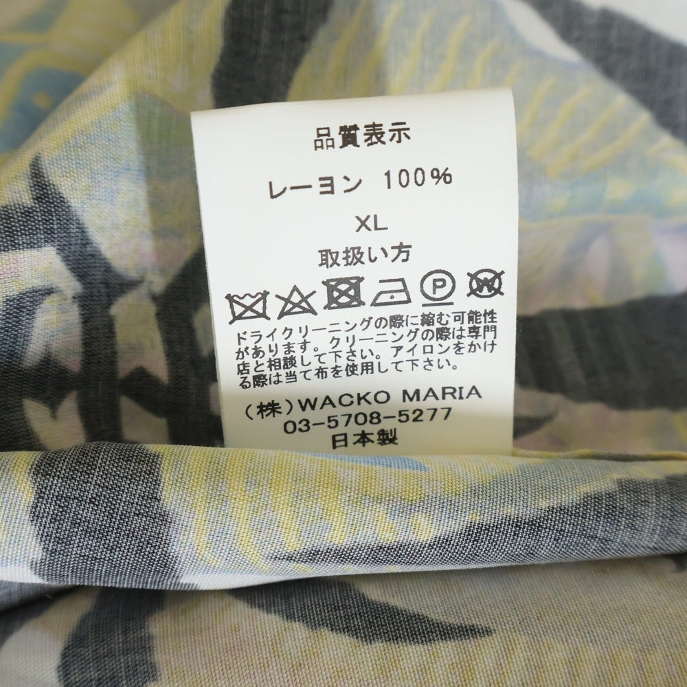 WACKO MARIA(ワコマリア) 21SS ×BUDSPOOL HAWAIIAN SHIRT TYPE-1 舐達麻 バッヅプール フロントポケット ハワイアン アロハ 半袖シャツ マルチ NMD-WM-HI02